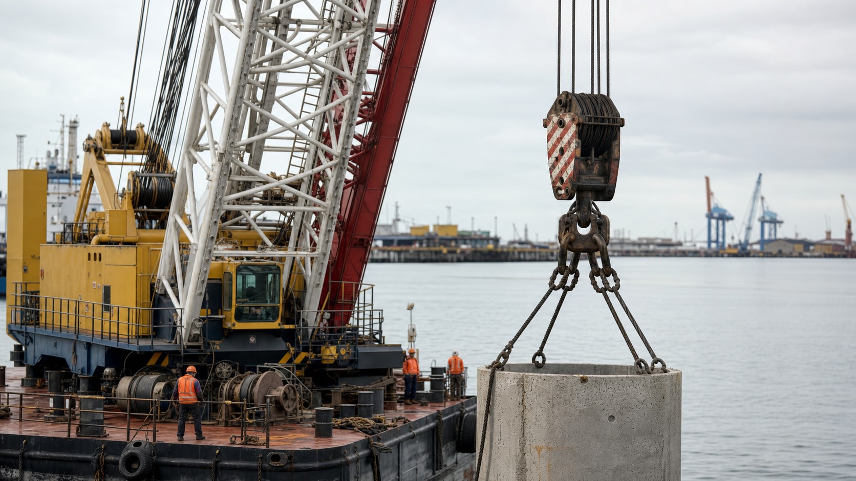 Buying a Floating Crane (Crane Barge / Sheerleg): Lifting Capacity, Fixed vs Revolving & What to Check